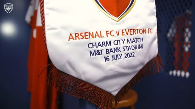 Behind the scenes: Jesus and Saka score vs Everton in Baltimore